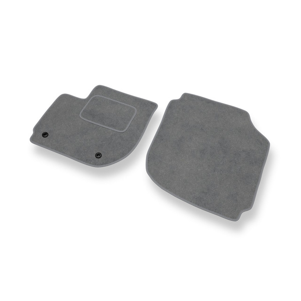 Tapis de Sol Velours adapté pour Honda Jazz IV Hayon (2015-2020) - Premium tapis de voiture - gris