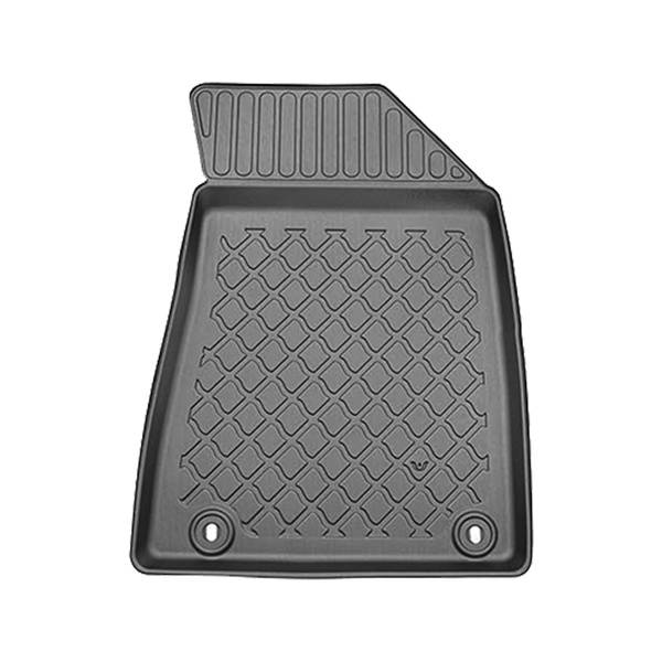 Tapis de sol en TPE adapté pour MG HS II SUV (07.2024-....) - non pour version Plug-in hybride - tapis de voiture - noir