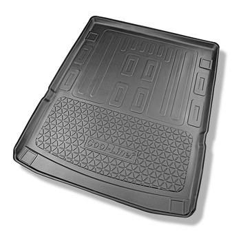 Tapis de coffre adapté pour Volkswagen Caddy V Maxi Van (11.2020-....) - bac de coffre - protection de coffre voiture - 5/7 places; derrière 2ème rangée de sièges