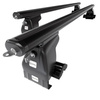 Barres de toit en aluminium adapté pour Chevrolet Lacetti Berline (2003-2008) - Porte-Bagages de Voiture noir - toit normal