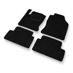 Tapis de Sol Velours adapté pour Ford Focus I Hayon, Break, Berline (1998-2005) - Premium tapis de voiture - noir