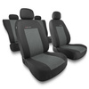 Housses de siège adaptées pour Peugeot 407 (2004-2011) - housse siege voiture universelles - couverture siege - UNE-2