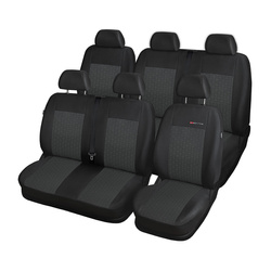 Housses de siège sur mesure adaptées pour Citroen Jumper III Van (2014-....) 7 places - housse siege voiture - couverture siege - E1