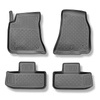 Tapis de sol en TPE adapté pour Dodge Challenger III Coupé (2014-....) - tapis de voiture - noir