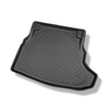 Tapis de coffre adapté pour Mercedes-Benz Classe C W205 Berline (03.2014-....) - bac de coffre - protection de coffre voiture - sièges arrière non rabattables (non divisés)