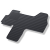 Tapis de sol en caoutchouc adapté pour Opel Movano C Van (2022-....) - tapis de voiture - noir - 1 pc.