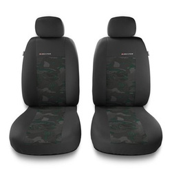Housses de siège avant adaptées pour Audi A4 B5, B6, B7, B8, B9 (1995-2024) - housse siege voiture universelles - couverture siege conducteur - 2UNE-GR