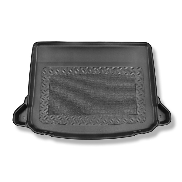 Tapis de coffre adapté pour Mercedes-Benz Classe A W177 Hayon (05.2018-....) - bac de coffre - protection de coffre voiture - cavités amovibles dans les modèles avec filets latéraux; non pour version hybride