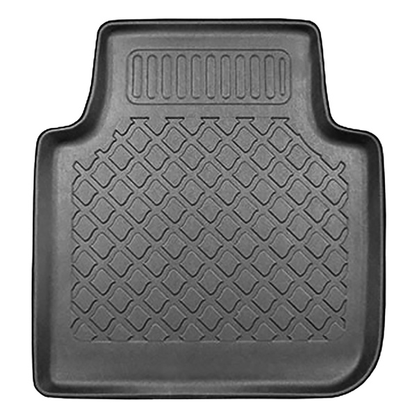 Kit tapis de coffre et tapis de voiture TPE pour: Volkswagen Tiguan Allspace SUV (11.2017-10.2023) - 5 places; pour le coffre supérieur; modèles avec plancher amovible du coffre / 7 places; 3e rangée abaissée