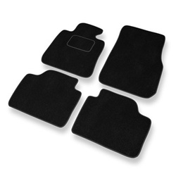 Tapis de Sol Velours adapté pour BMW 3 V F30 Berline (2012-2018) - Premium tapis de voiture - noir