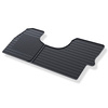 Tapis de sol en caoutchouc adapté pour Volkswagen Crafter I Van (2006-2016) - tapis de voiture - noir - 1 pc.