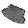 Tapis de coffre adapté pour Hyundai i30 III PD Fastback (12.2017-2020) - bac de coffre - protection de coffre voiture - cavité droite amovible dans les modèles avec une cavité plus étroite