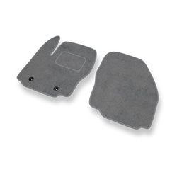 Tapis de Sol Velours adapté pour Ford S-Max I Monospace (2006-2015) - Premium tapis de voiture - gris