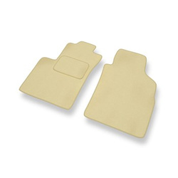 Tapis de Sol Velours adapté pour Ford KA II Hayon (2008-2016) - Premium tapis de voiture - beige
