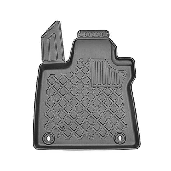 Tapis de sol en TPE adapté pour MG HS II SUV (07.2024-....) - non pour version Plug-in hybride - tapis de voiture - noir