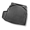 Tapis de coffre adapté pour Mercedes-Benz Classe E W212 Berline (03.2009-03.2016) - bac de coffre - protection de coffre voiture - avec cavité gauche (éventuellement à couper) ; surface plate du coffre