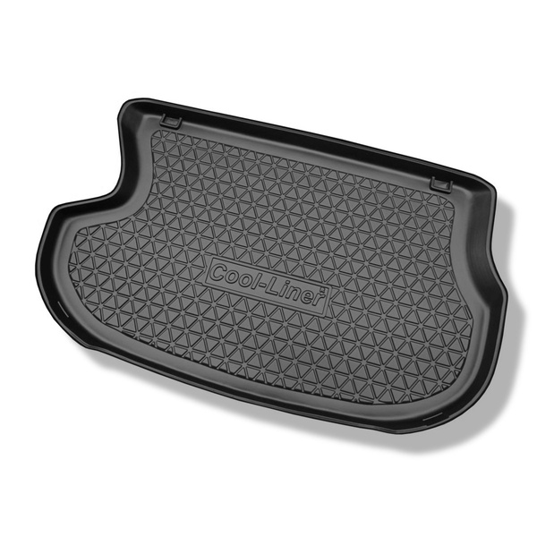 Tapis de coffre adapté pour Mitsubishi Outlander I SUV (04.2003-01.2007) - bac de coffre - protection de coffre voiture
