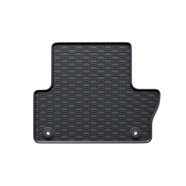 Tapis de sol en caoutchouc adapté pour Volvo XC60 I SUV (2008-2017) - tapis de voiture - noir - 4 pcs.