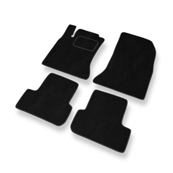 Tapis de Sol Velours adapté pour Mercedes-Benz Classe B W246 (2011-2018) - Premium tapis de voiture - noir