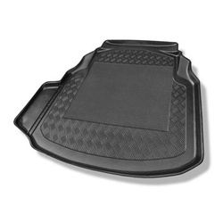 Tapis de coffre adapté pour Mercedes-Benz Classe C W204 Berline (04.2007-02.2014) - bac de coffre - protection de coffre voiture - sièges arrière non rabattables
