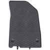 Tapis de sol en caoutchouc adapté pour Fiat Tipo Berline (2016-....) - tapis de voiture - noir - 4 pcs.