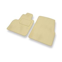 Tapis de Sol Velours adapté pour Renault Grand Espace IV Monospace (2003-2014) - Premium tapis de voiture - beige