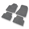 Tapis de Sol Velours adapté pour Alfa Romeo Giulietta Hayon (2010-2020) - Premium tapis de voiture - gris