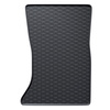 Tapis de sol en caoutchouc adapté pour BMW 5 F10, F11 (2013-2017) - tapis de voiture - noir