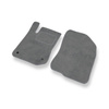 Tapis de Sol Velours adapté pour Peugeot 208 Hayon (2012-2019) - Premium tapis de voiture - gris