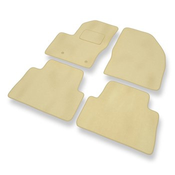 Tapis de Sol Velours adapté pour Ford C-Max I Monospace (2003-2010) - Premium ta