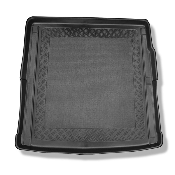 Tapis de coffre adapté pour Mercedes-Benz CLS W218 Shooting Brake (10.2012-02.2018) - bac de coffre - protection de coffre voiture - aussi pour les modèles avec des rails de fixation