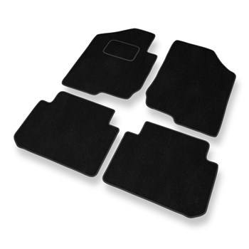 Tapis de Sol Velours adapté pour Kia Carens III Monospace (2006-2012) - Premium 