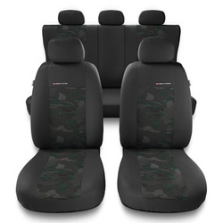 Housses de siège adaptées pour Alfa Romeo Giulietta (2010-2020) - housse siege voiture universelles - couverture siege - UNE-GR