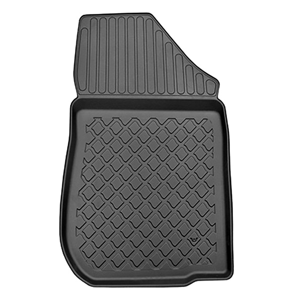 Tapis de sol en TPE adapté pour Dacia Sandero II Hayon (12.2012-12.2020) - tapis de voiture - noir