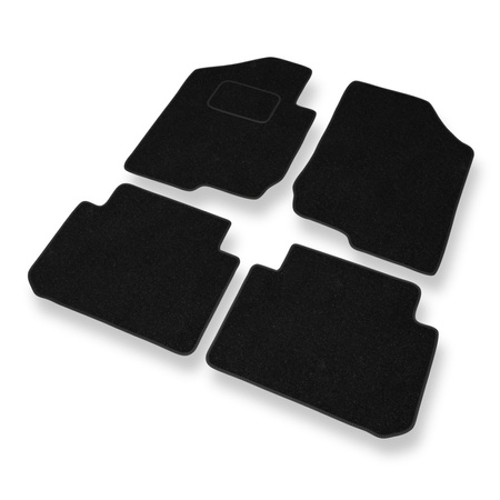 Tapis de Sol Feutres adapté pour Kia Carens III (2006-2012) - tapis de voiture - noir