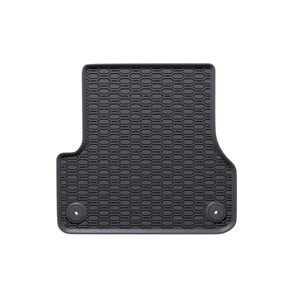 Tapis de sol en caoutchouc adapté pour Audi A7 4G Sportback (2010-2018) - tapis de voiture - noir - 4 pcs.