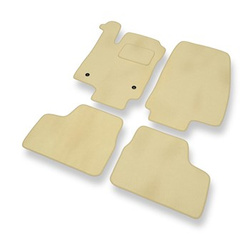 Tapis de Sol Velours adapté pour Opel Astra G Caravan, Coupé, Hayon, Cabriolet, Berline (1998-2009) - Premium tapis de voiture - beige