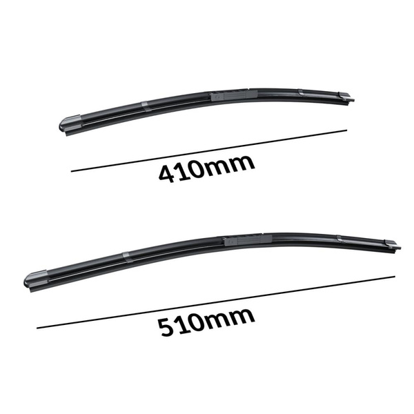 Balais d'essuie-glace de pare-brise adaptés pour Hyundai Atos Hayon (09.1997-03.2008) - balais plat