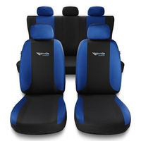 Housses de siège adaptées pour Nissan Juke (2010-2019) - housse siege voiture universelles - couverture siege - TG-BL