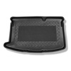 Tapis de coffre adapté pour Mazda 2 II DE Hayon (09.2007-01.2015) - bac de coffre - protection de coffre voiture - avec roue de secours à usage temporaire ou kit de réparation