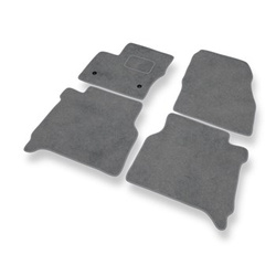 Tapis de Sol Velours adapté pour Ford Transit Connect Van (2014-2023) 5-places - Premium tapis de voiture - gris