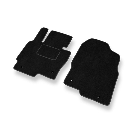 Tapis de Sol Velours adapté pour Mazda CX-5 I (2012-2017) - Premium tapis de voiture - noir