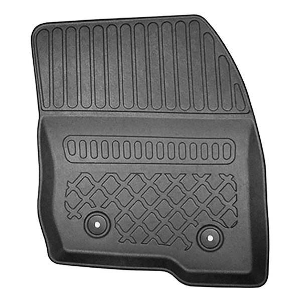 Kit tapis de coffre et tapis de voiture TPE pour: Ford S-Max III Monospace (09.2015-2023) - 5 places; également pour les hybrides; sans 3ème rangée
