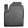 Tapis de sol en TPE adapté pour Seat Alhambra I Van (12.2015-10.2022) - 5 ou 7 sièges; sans la troisième rangée de sièges - tapis de voiture - noir