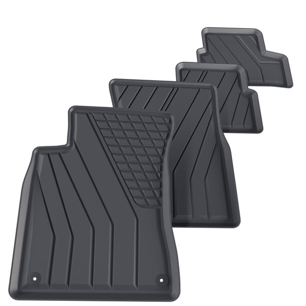 Tapis de sol en TPE adapté pour Mercedes-Benz GLB X247 SUV (2019-....) - tapis de voiture - noir