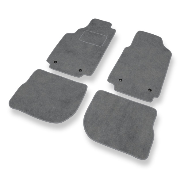 Tapis de Sol Velours adapté pour Audi A6 I C4 Avant, Berline (1994-1997) - Premium tapis de voiture - gris