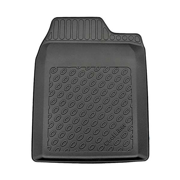 Tapis de sol en TPE adapté pour Aixam Crossline Crossover (2005-2010) - tapis de voiture - noir