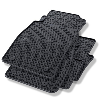 Tapis de sol en caoutchouc adapté pour Opel Insignia I (2008-2017) - tapis de voiture - noir