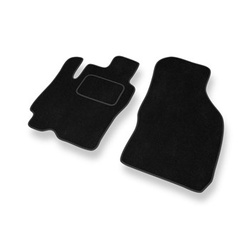Tapis de Sol Velours adapté pour Hyundai Atos I Hayon (1997-2004) - Premium tapis de voiture - noir
