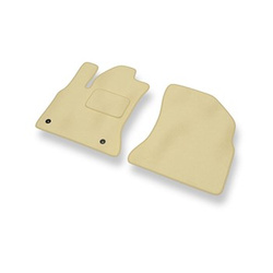 Tapis de Sol Velours adapté pour Citroen C4 Picasso I Monospace (2007-2013) - Premium tapis de voiture - beige